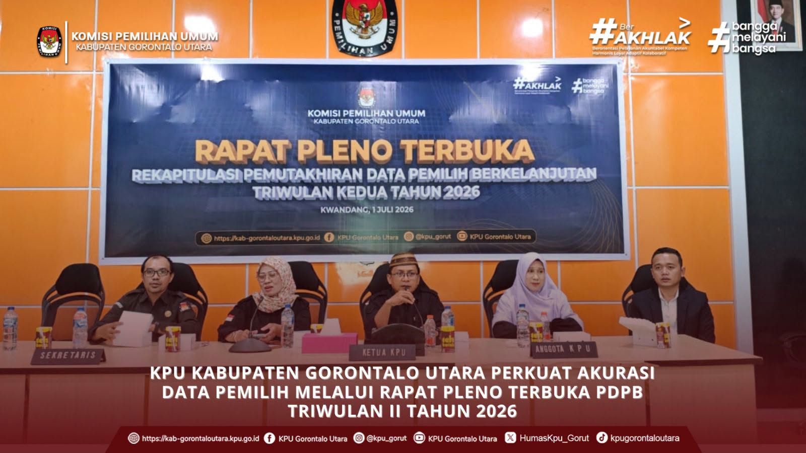Rapat Pleno Terbuka PDPB Triwulan 2 Tahun 2026