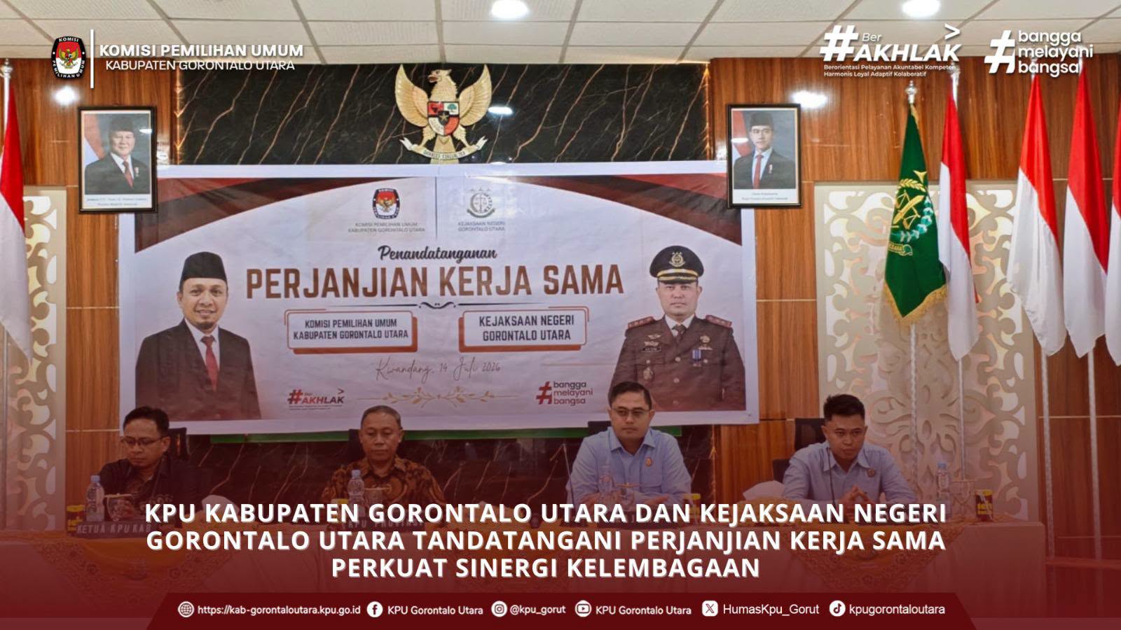 PKS KPU Kab. Gorontalo Utara dgn Kejaksaan Negeri Gorontalo Utara tahun 2026